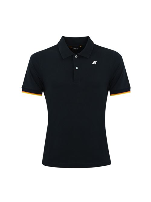 Polo Vincent Piquet in cotone Blue depht K-WAY | K 1125BWK89